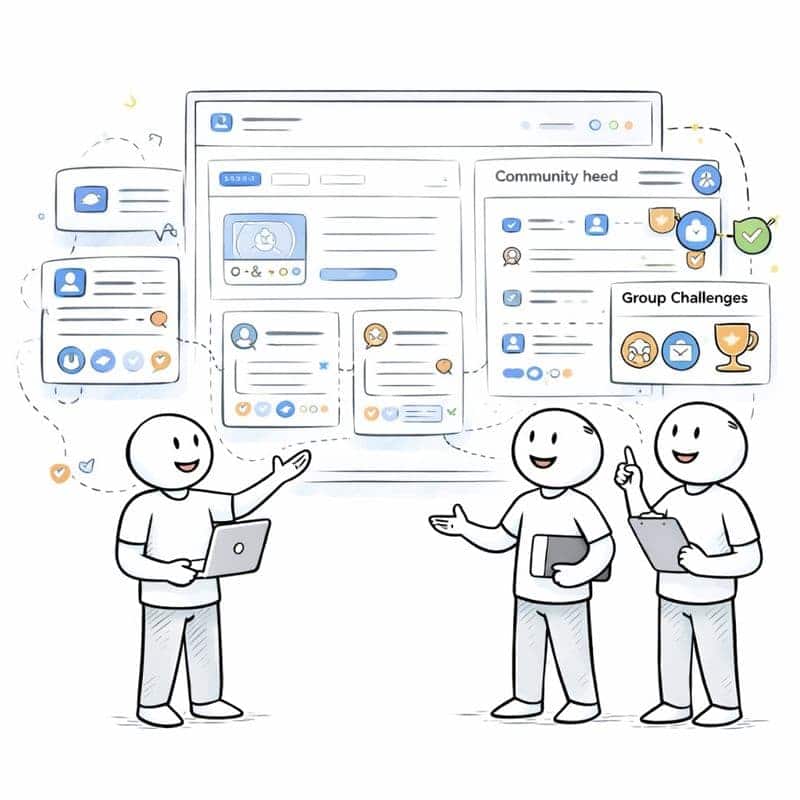 Community als verlengstuk van het leren