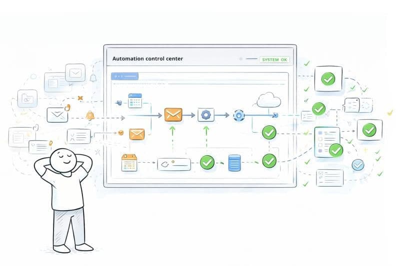 Van handmatige acties naar volledig geautomatiseerd
